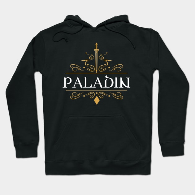 Paladin Paladins Tabletop RPG Gaming Hoodie by pixeptional